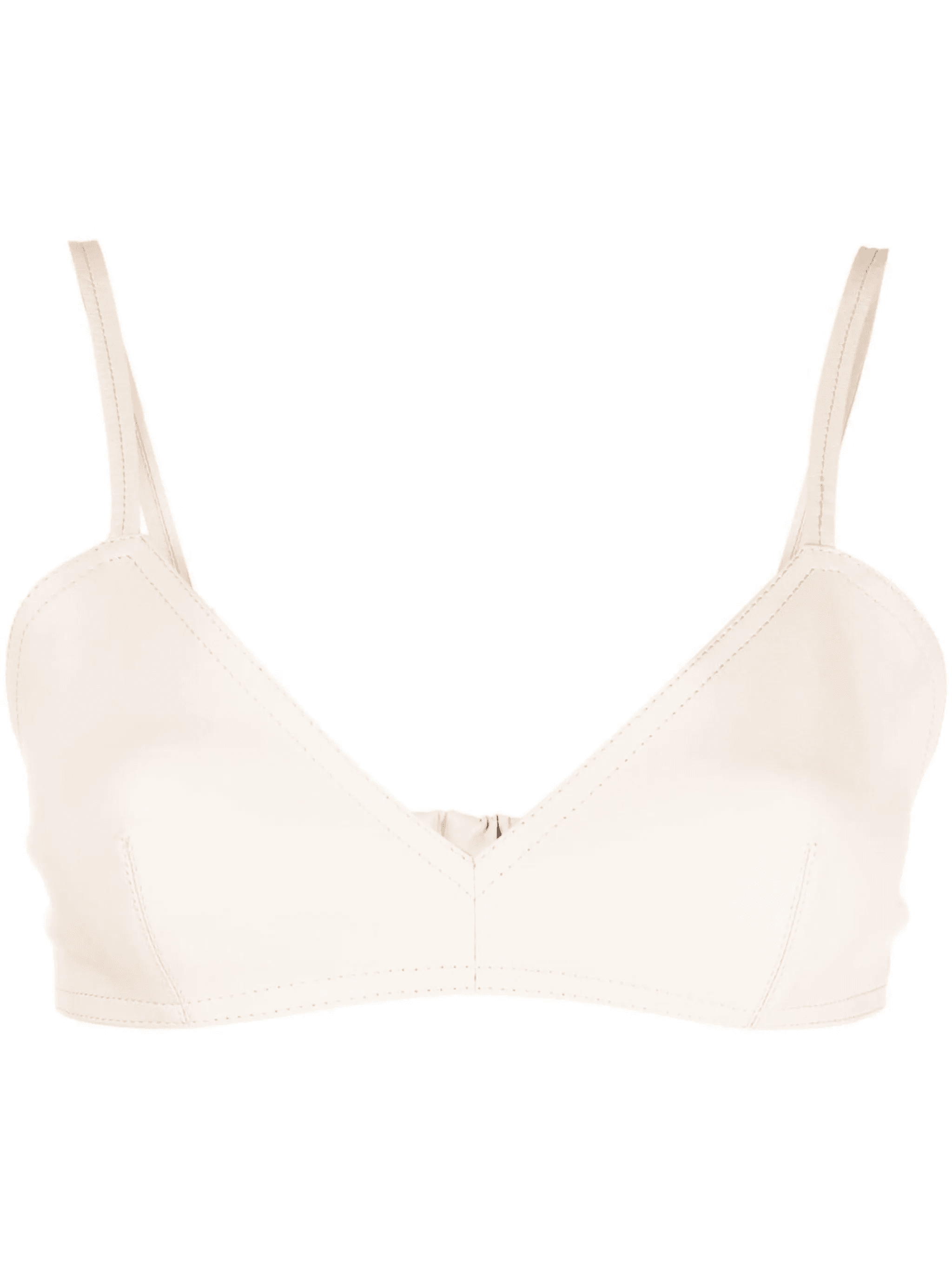 Sierra leather cropped tank top - Image 1