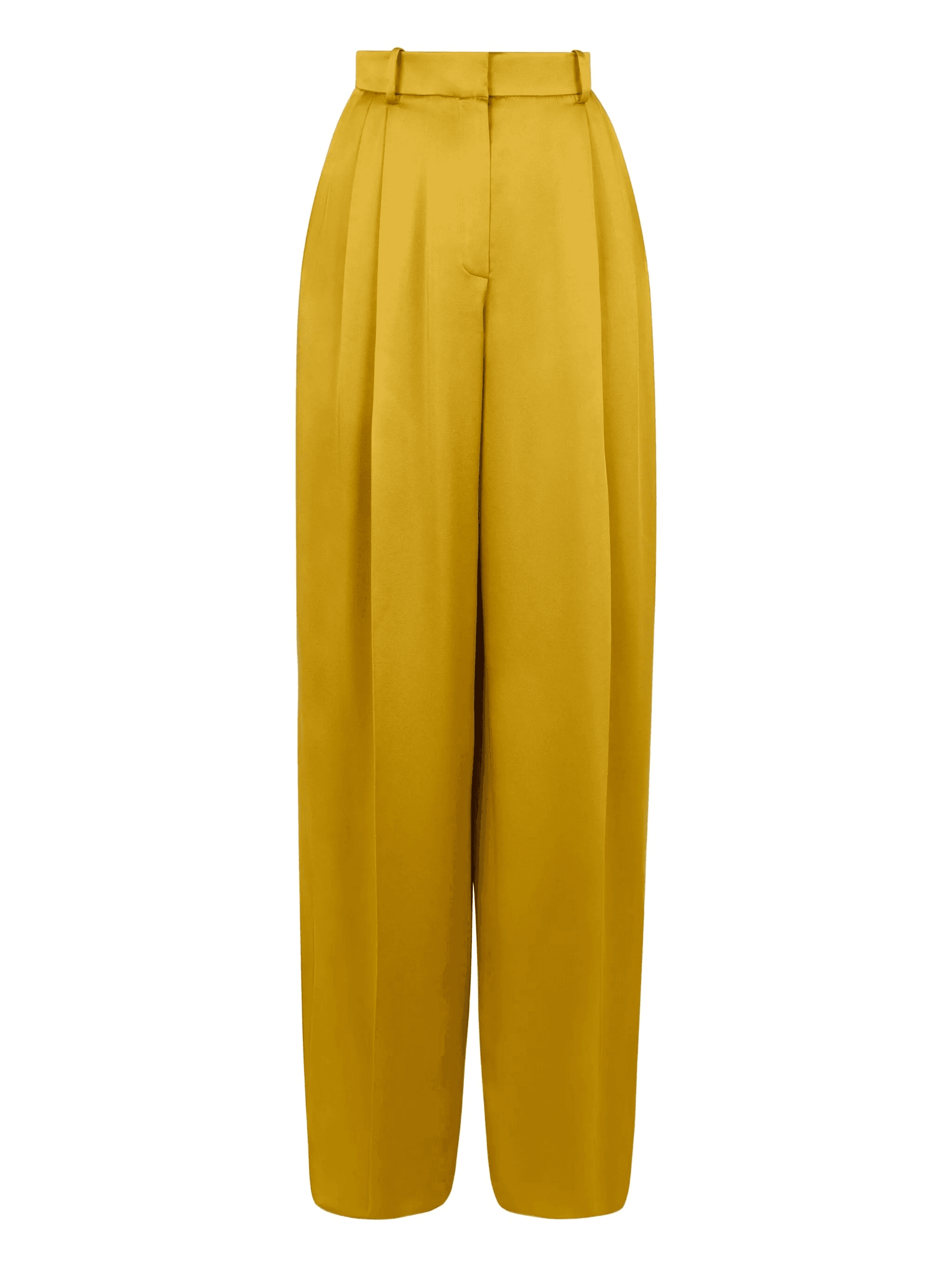 satin straight trousers - Image 1