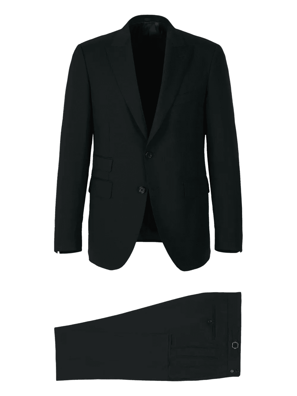 two-button flap-pocket suit - Image 1