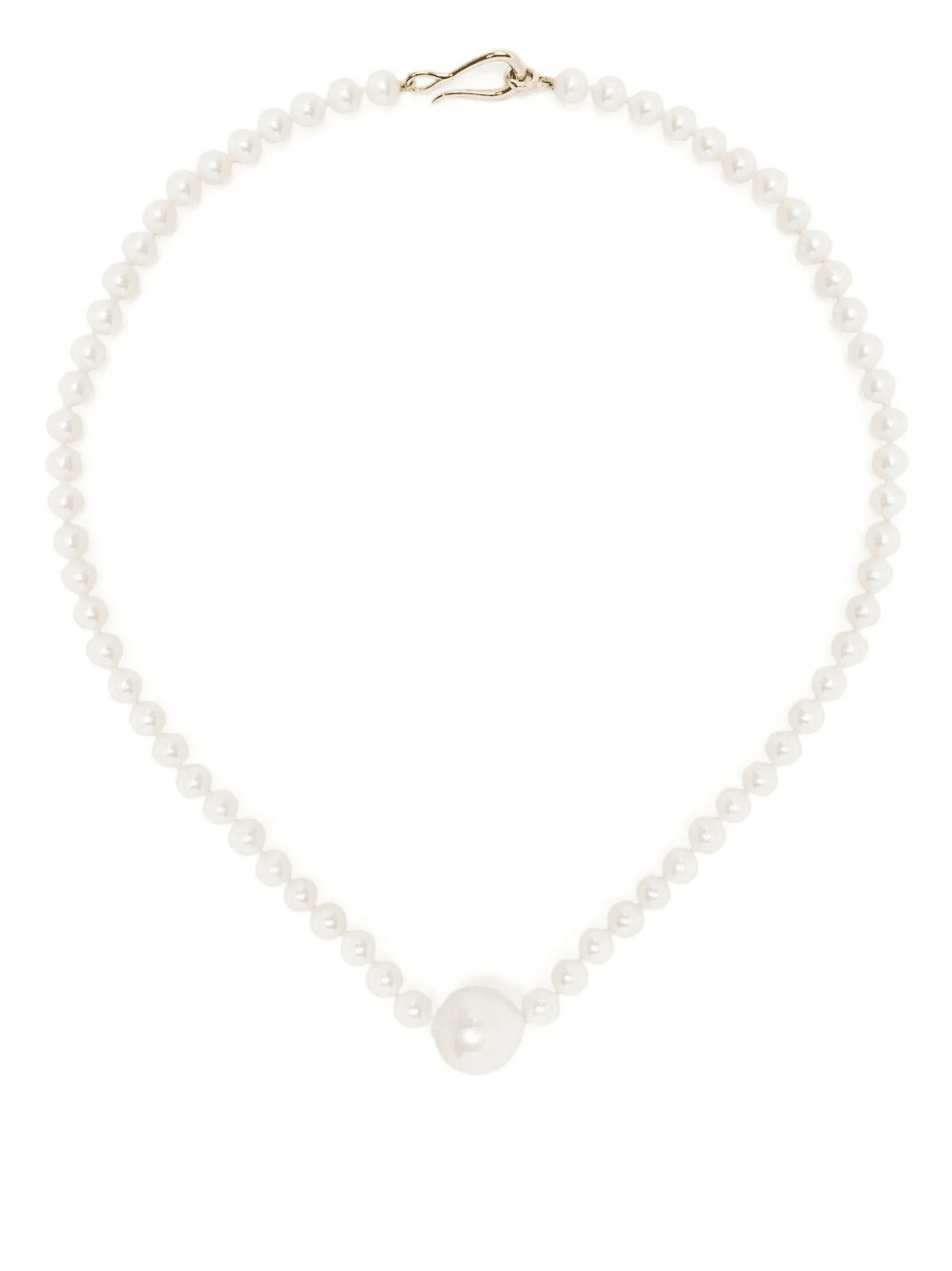 14kt yellow gold Sea of Beauty freshwater pearl necklace - Image 1