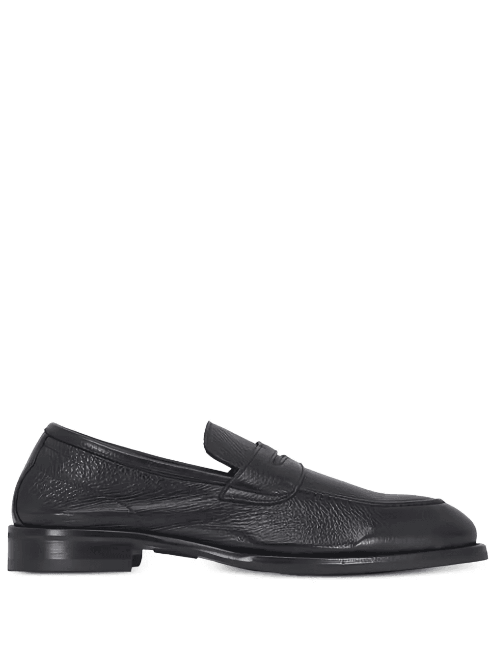 Aviano almond-toe textured loafers - Image 1