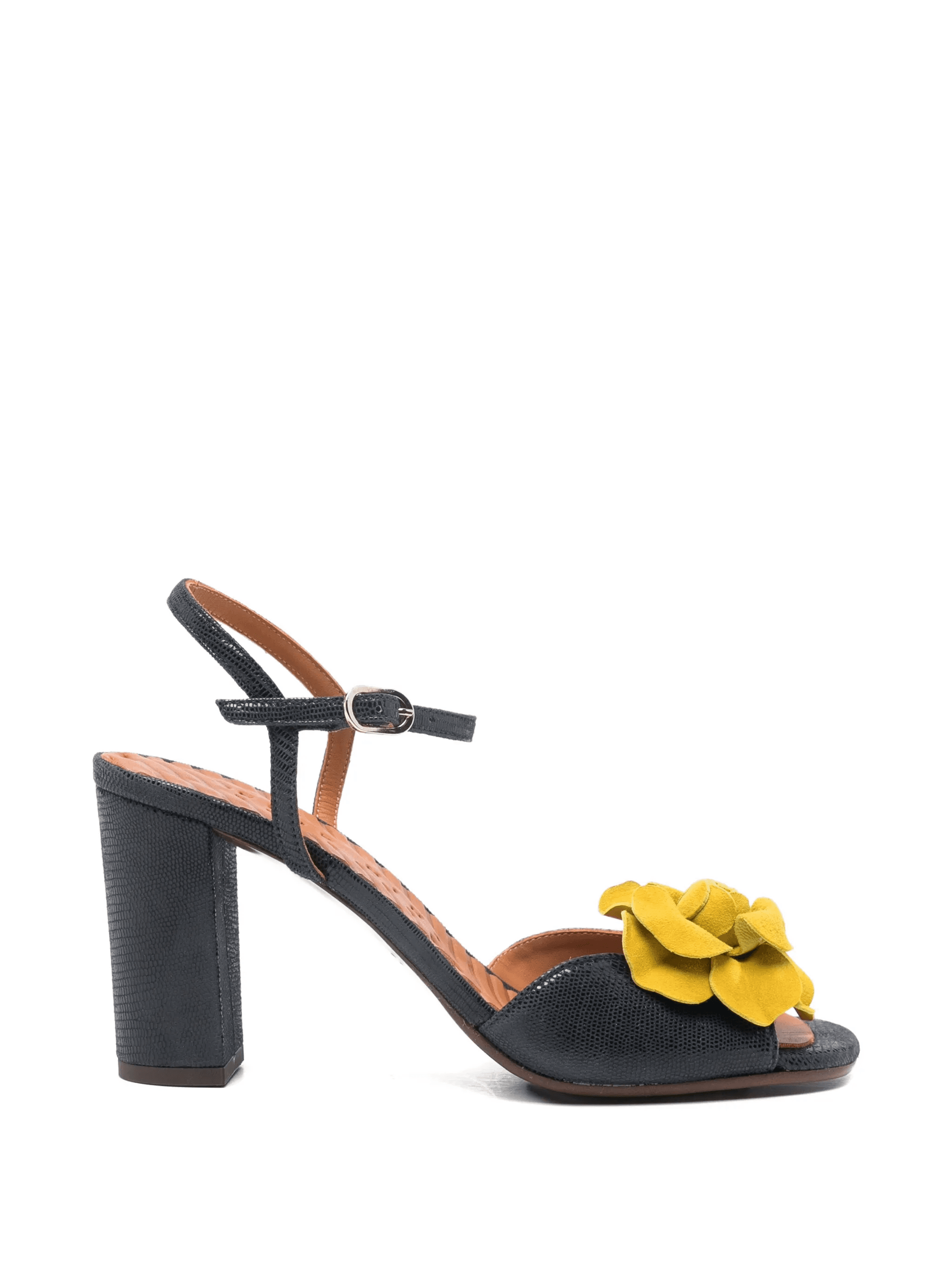 Biuty flower-appliqué ankle-strap sandals - Image 1