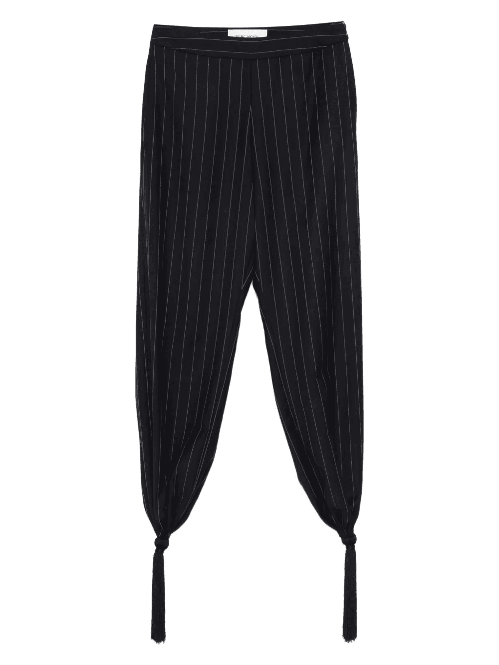 pinstripe tasselled trousers - Image 1