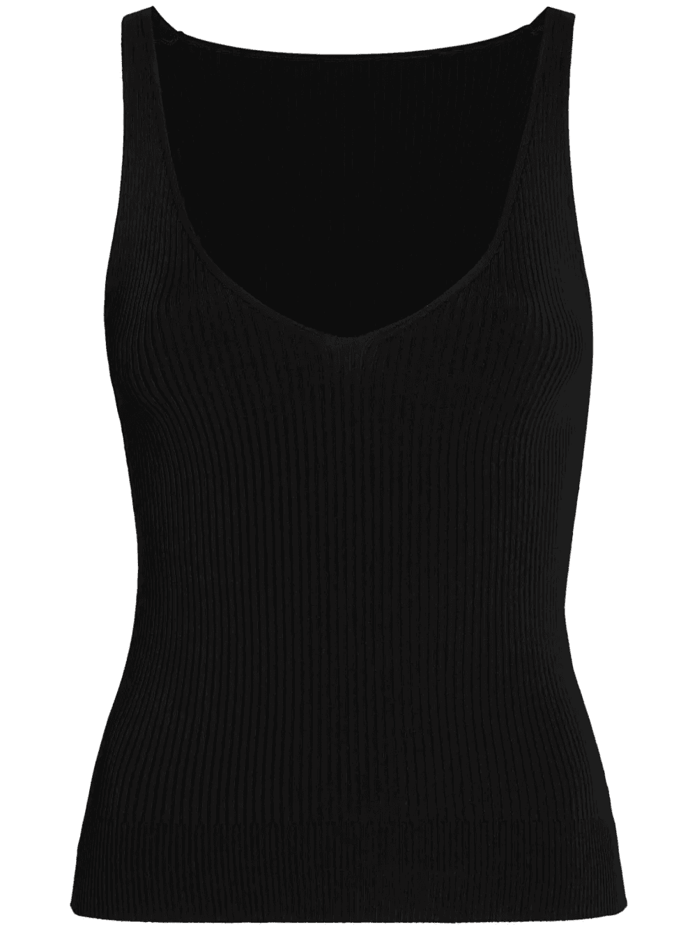 ribbed-knit tank top - Image 1