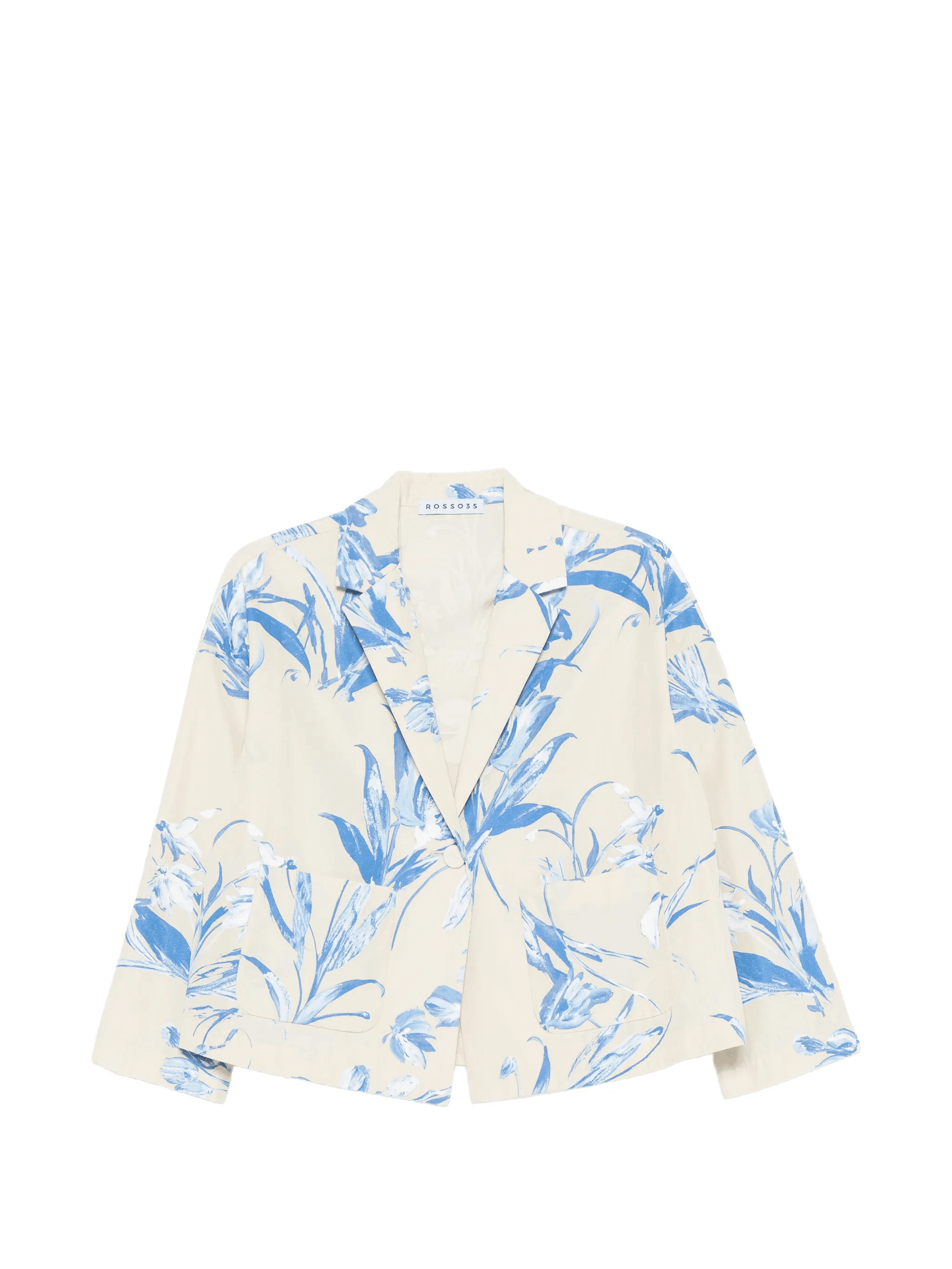 floral print americana jacket - Image 1