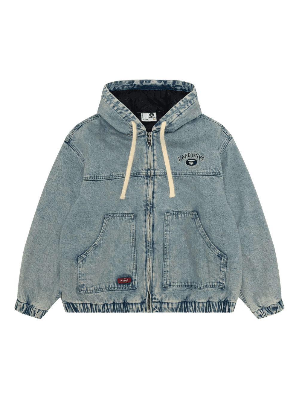 hooded denim jacket