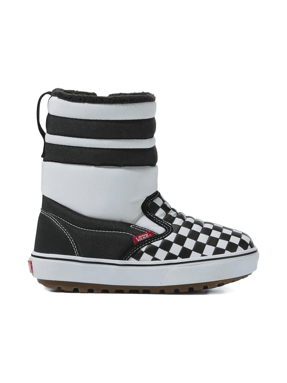checkerboard striped boots - Image 1
