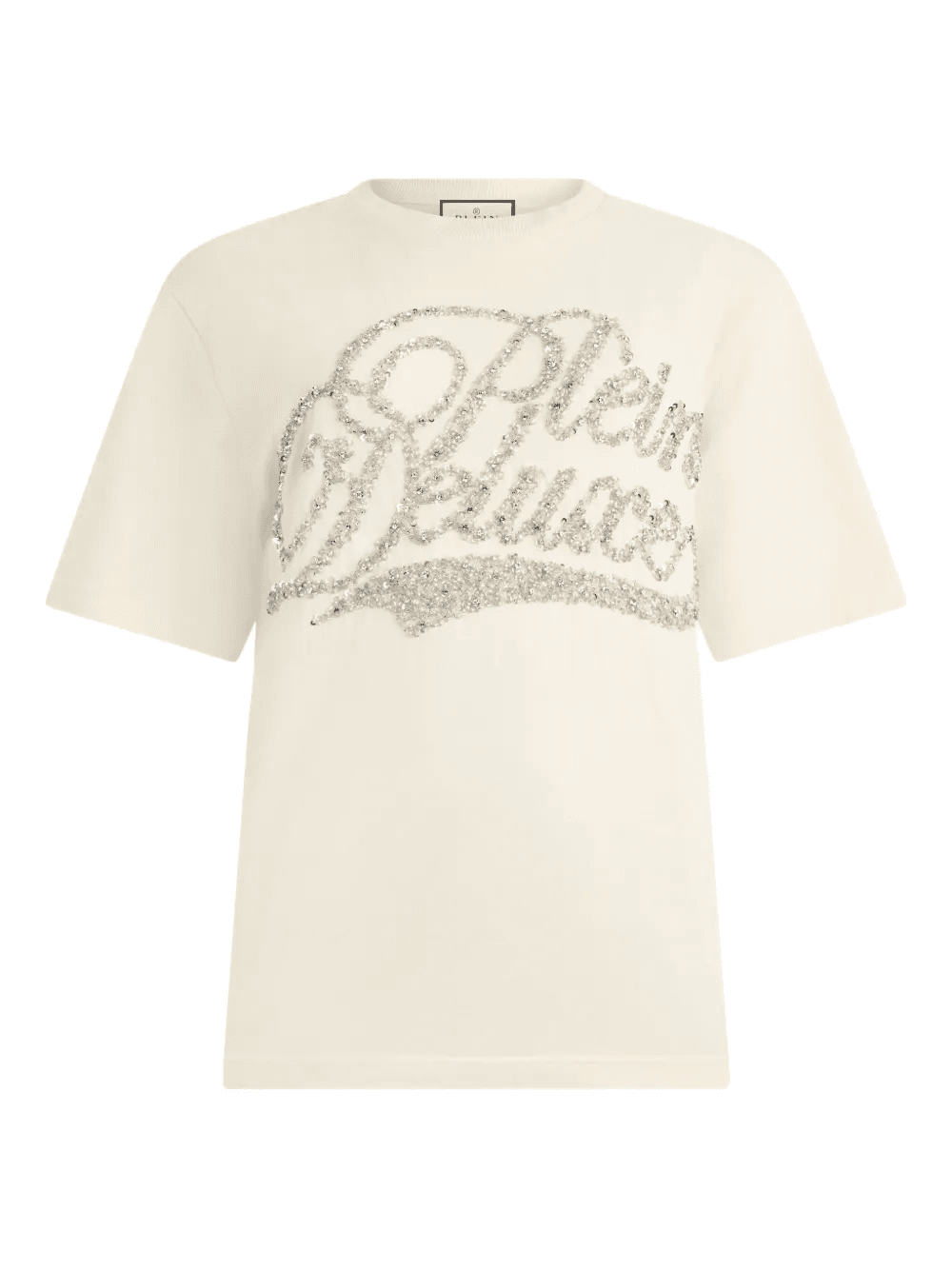 signature embellished T-shirt - Image 1