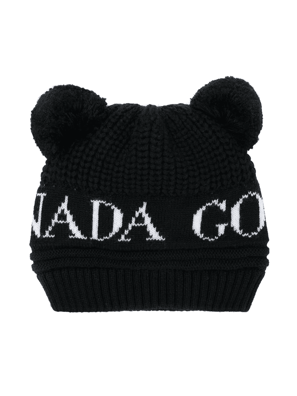 logo intarsia knitted hat - Image 1