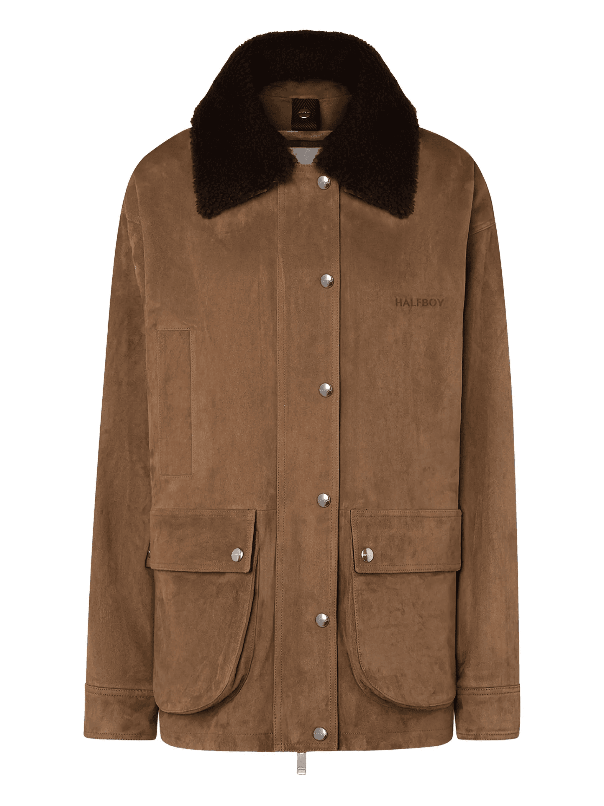 suede corduroy-collar jacket - Image 1