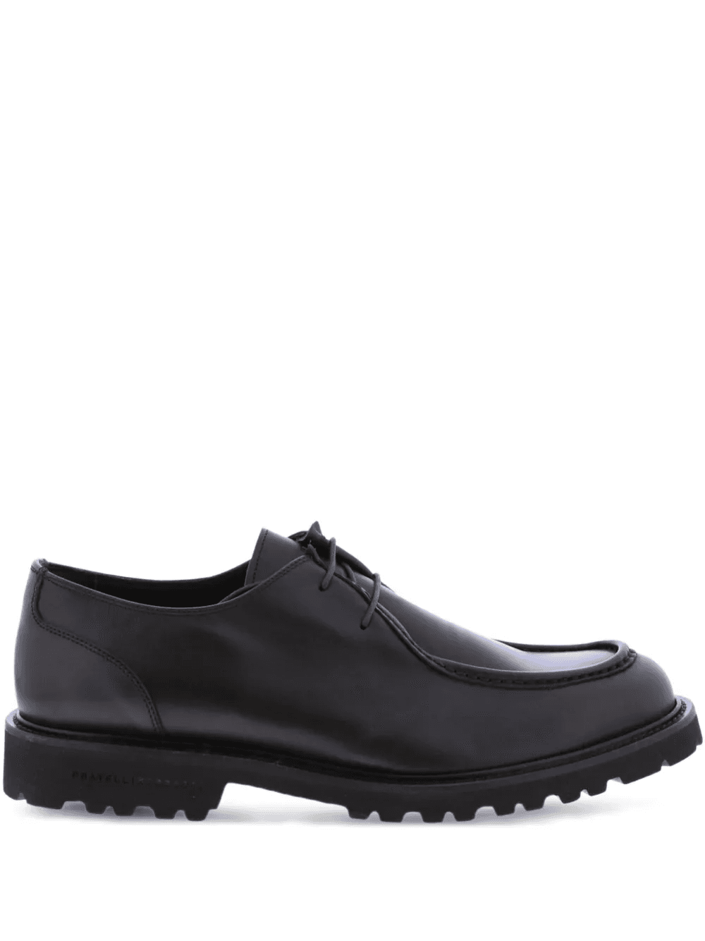 leather lace-up derby shoes - Image 1
