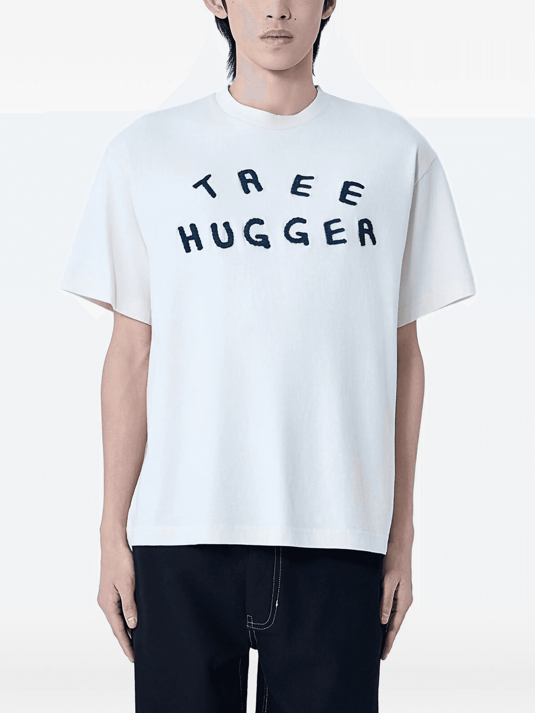 logo-embroidered T-shirt - Image 1