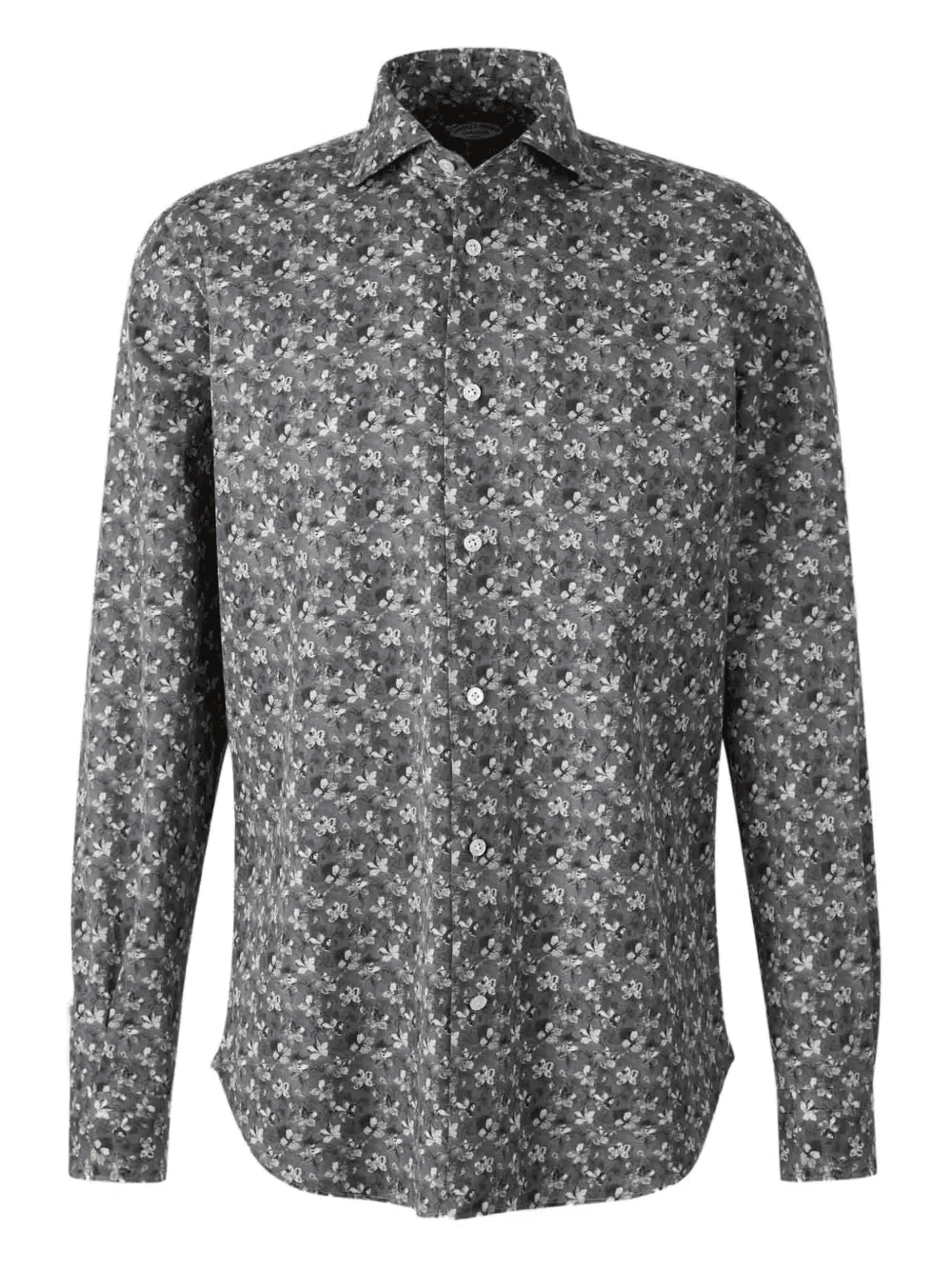 floral-print buttoned shirt - Image 1