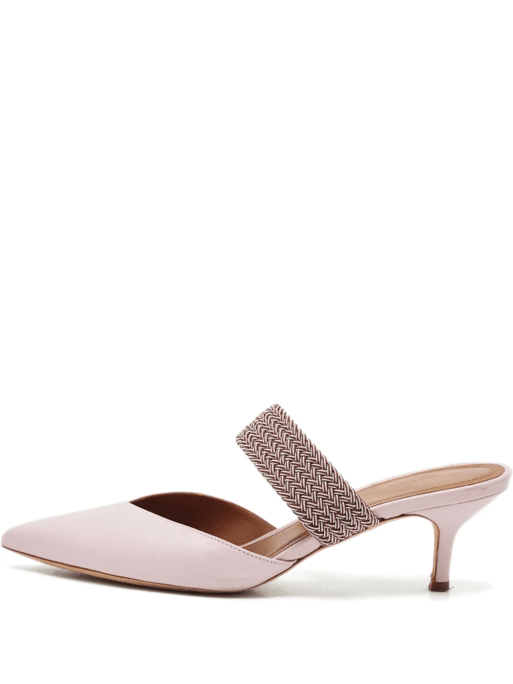 x Roy Luwolt strap-braided leather mules - Image 1