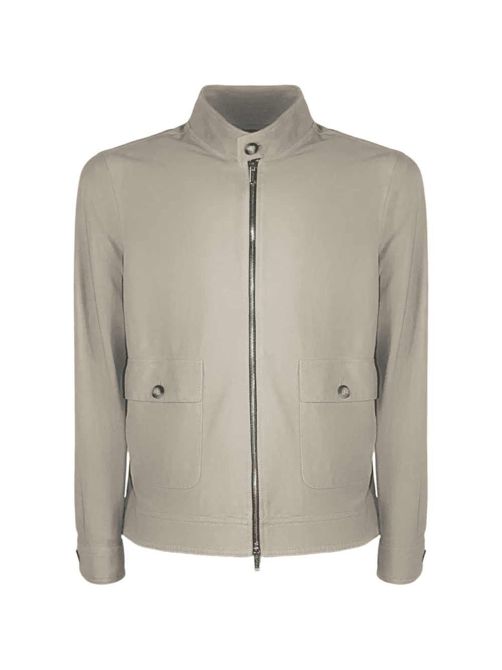 Plutone high-collar suede jacket - Image 1