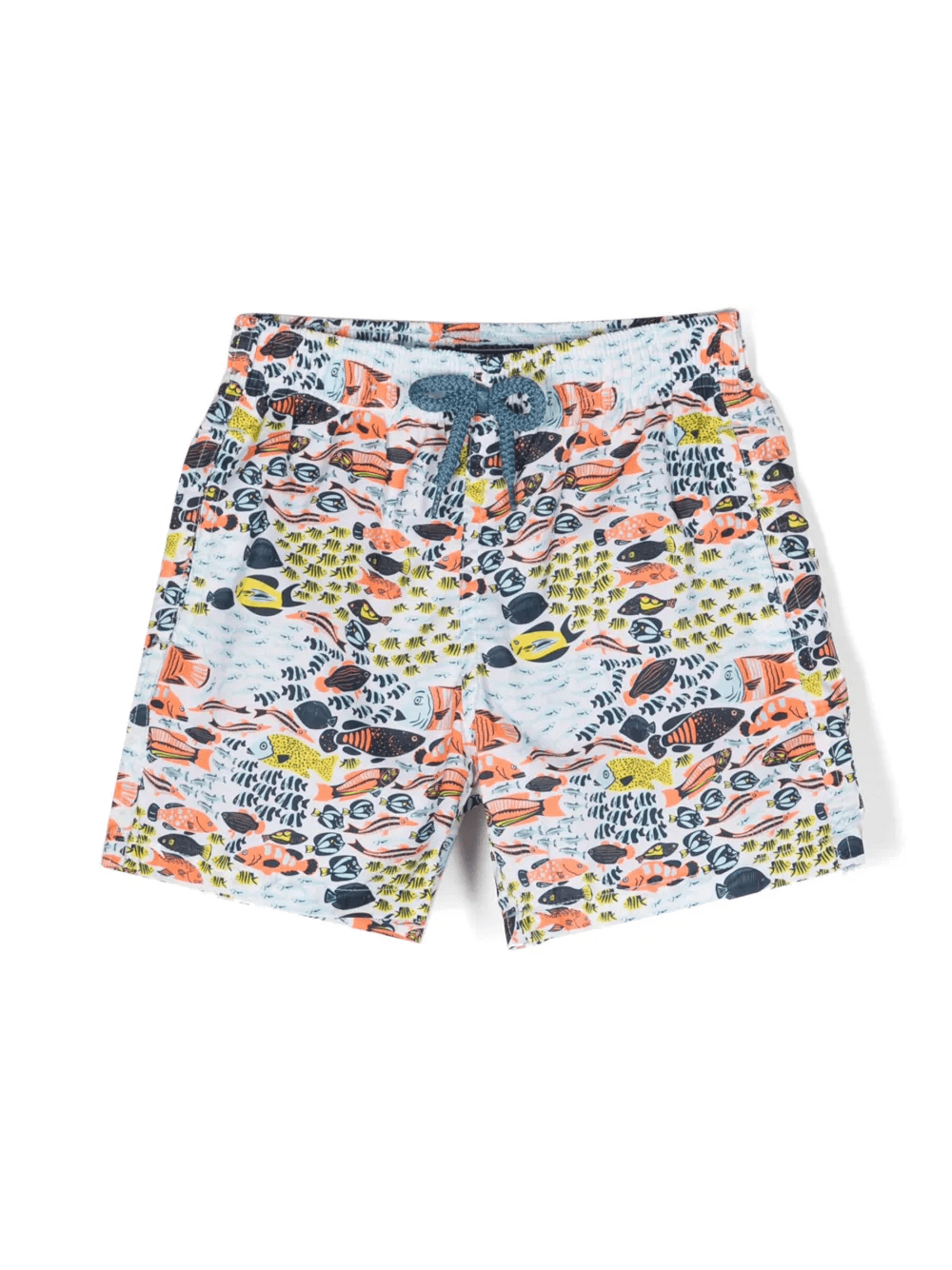 fish-print drawstring swimming shorts - Image 1