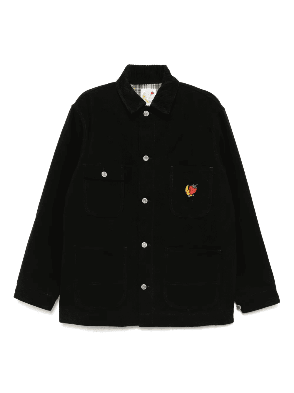 embroidered denim jacket - Image 1