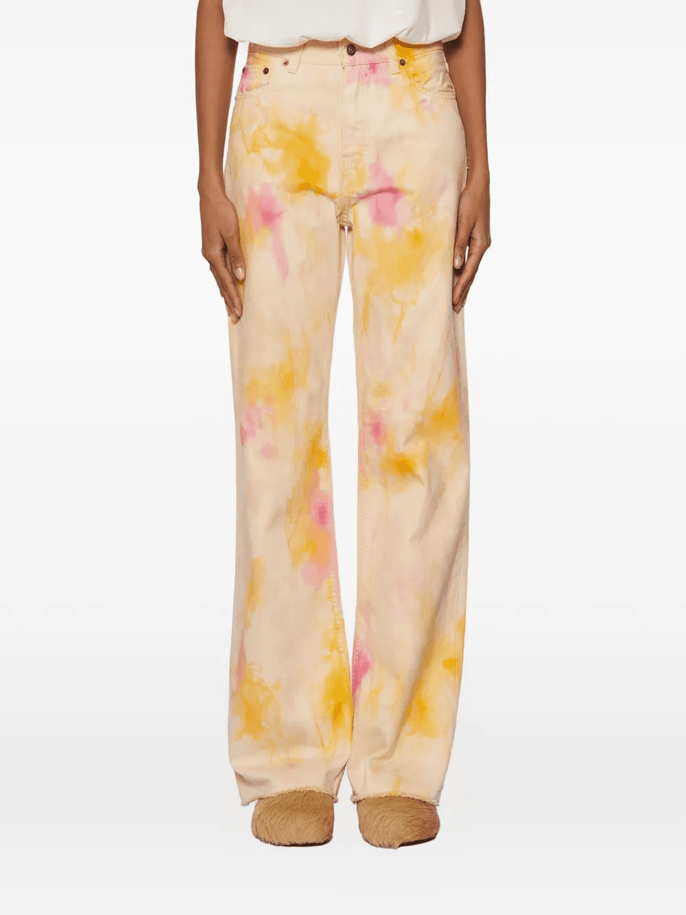 Korea tie-dye jeans - Image 1