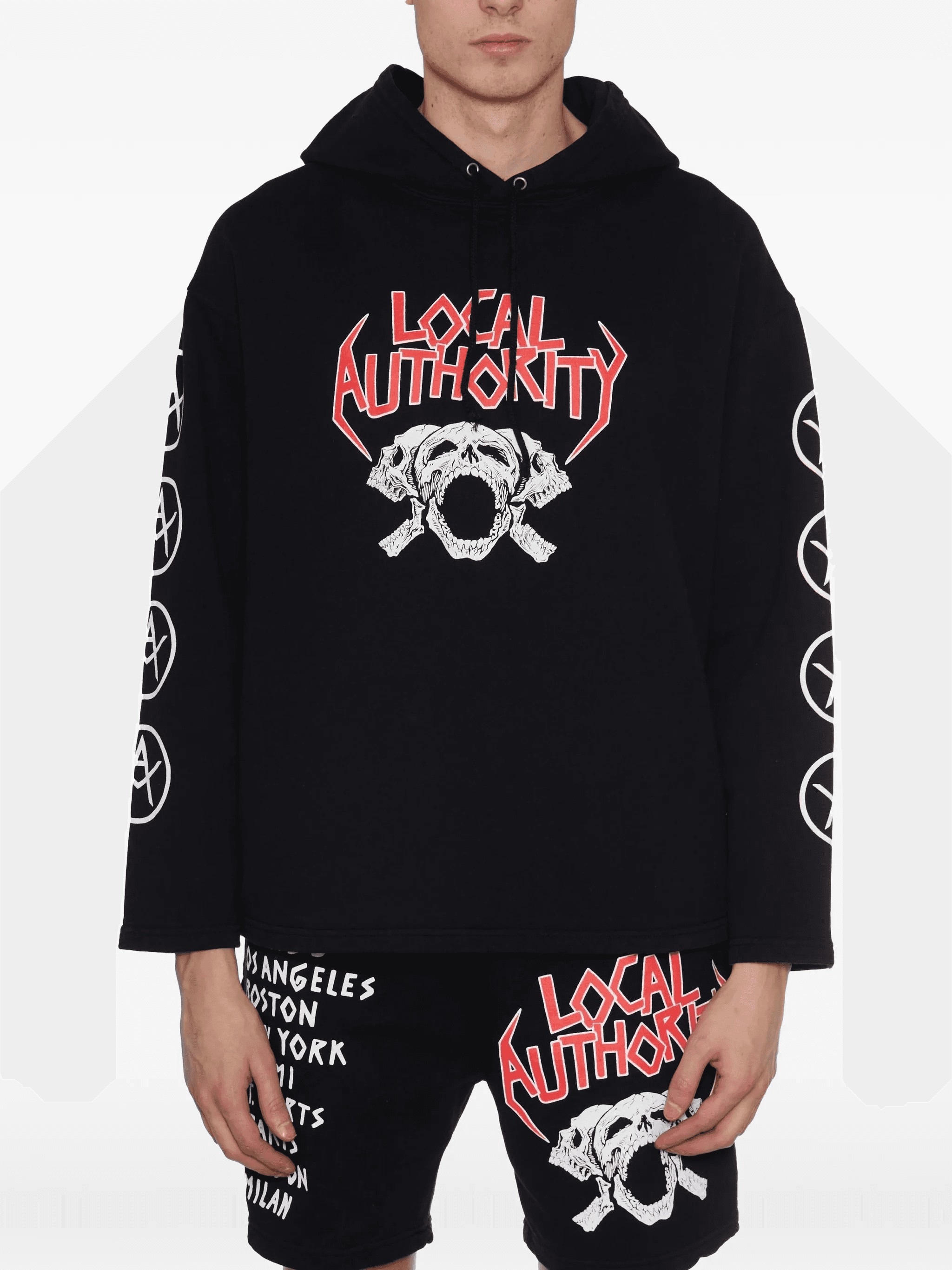Tri Skull Tour hoodie - Image 1