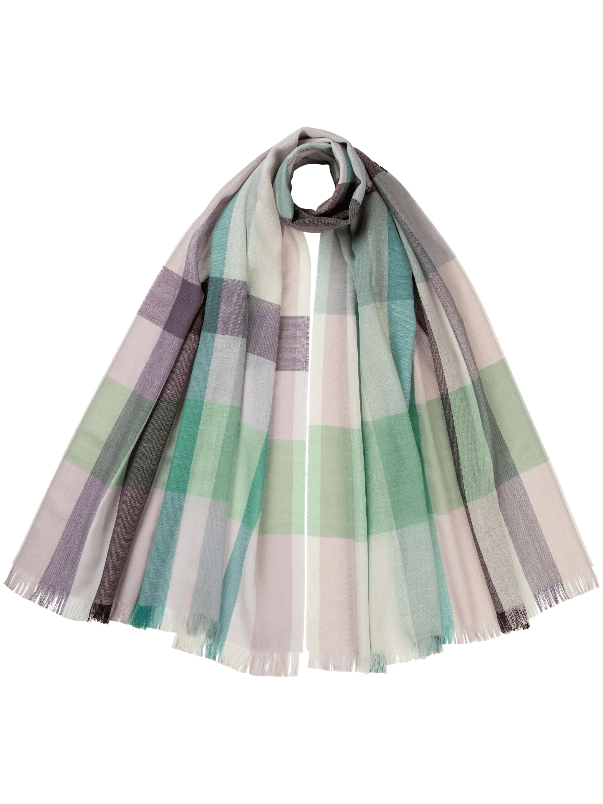 checked scarf - Image 1