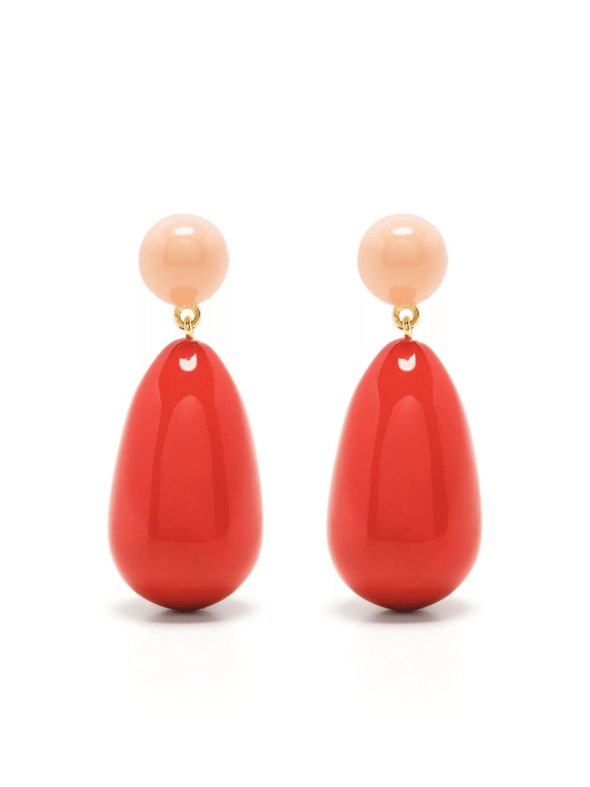 enamel drop earrings - Image 1