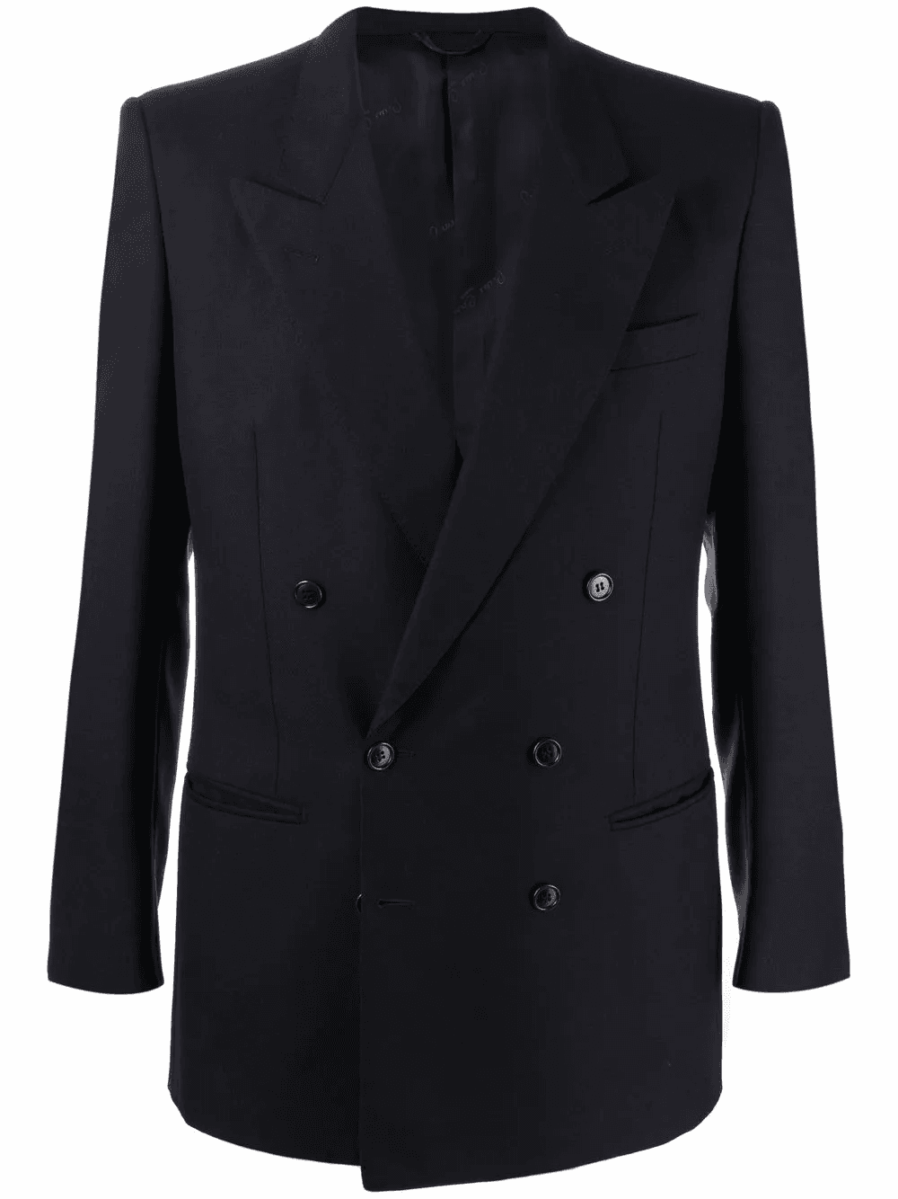 1990s peak lapels double-breasted blazer - Image 1