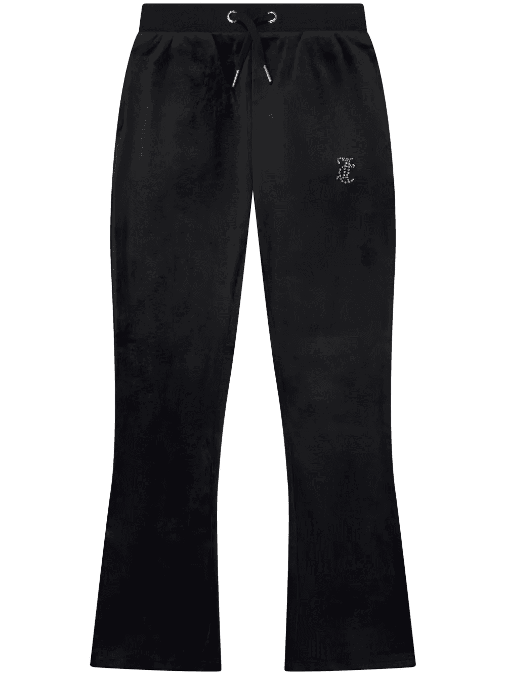 Velour flared joggers - Image 1