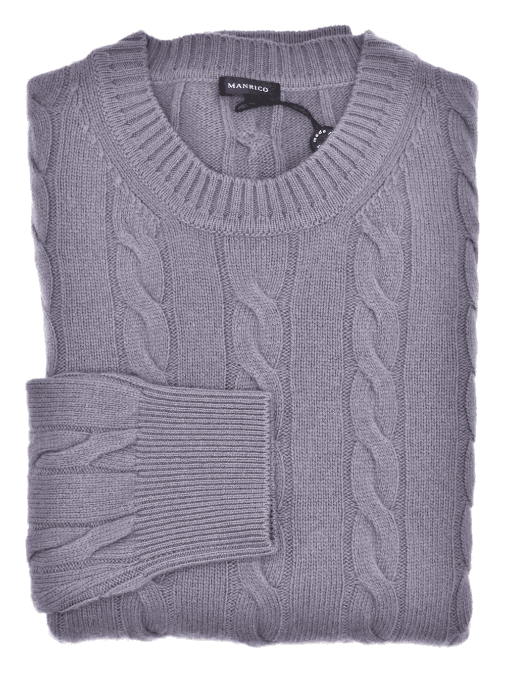 cable-knit crew-neck sweater - Image 1