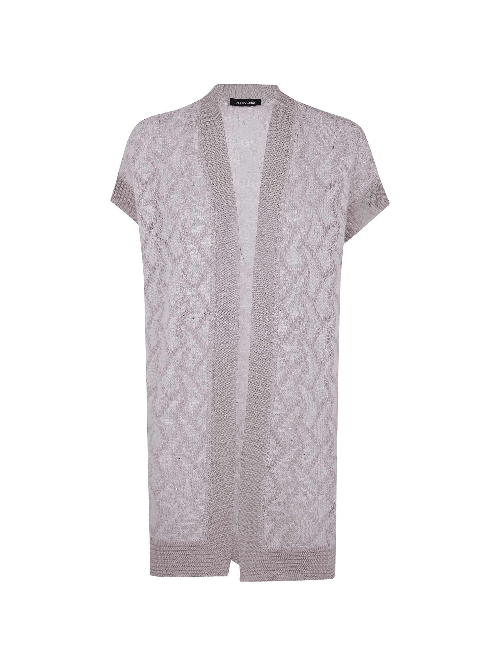 open-work knit jacket - Image 1