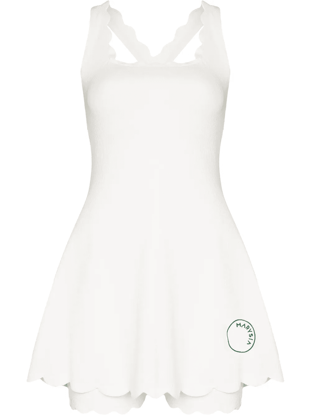 Serena scalloped tennis dress - Image 1