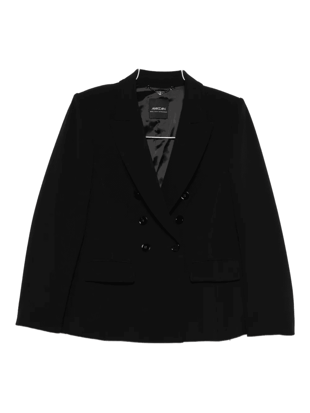 double-breasted suit jacket - Image 1