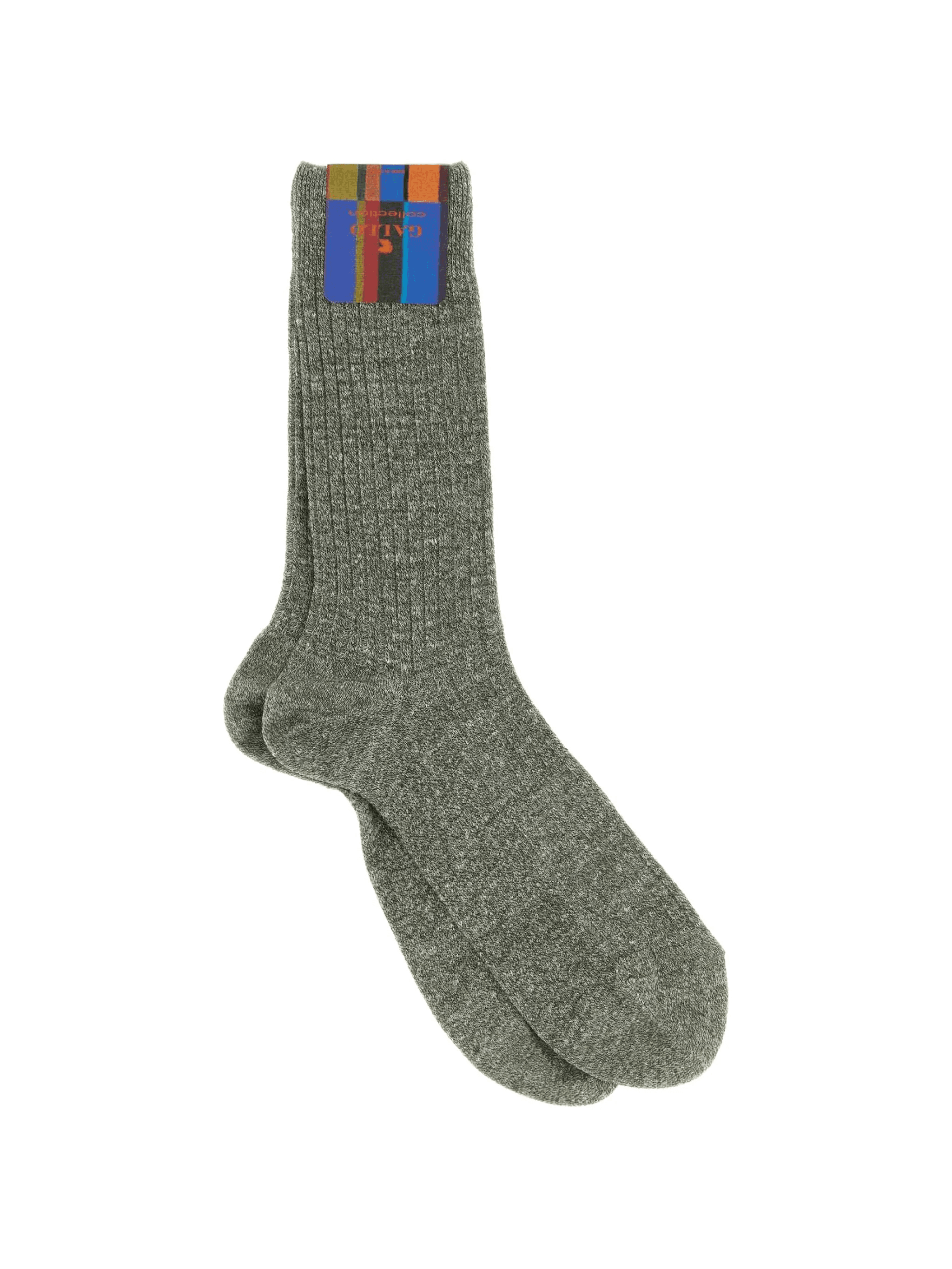 melange ribbed socks - Image 1