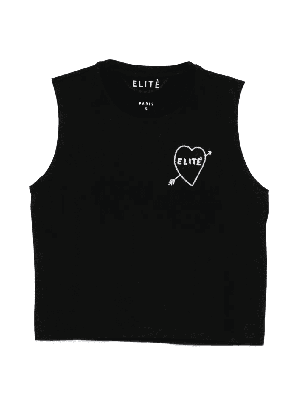 heart-motif sleeveless vest - Image 1