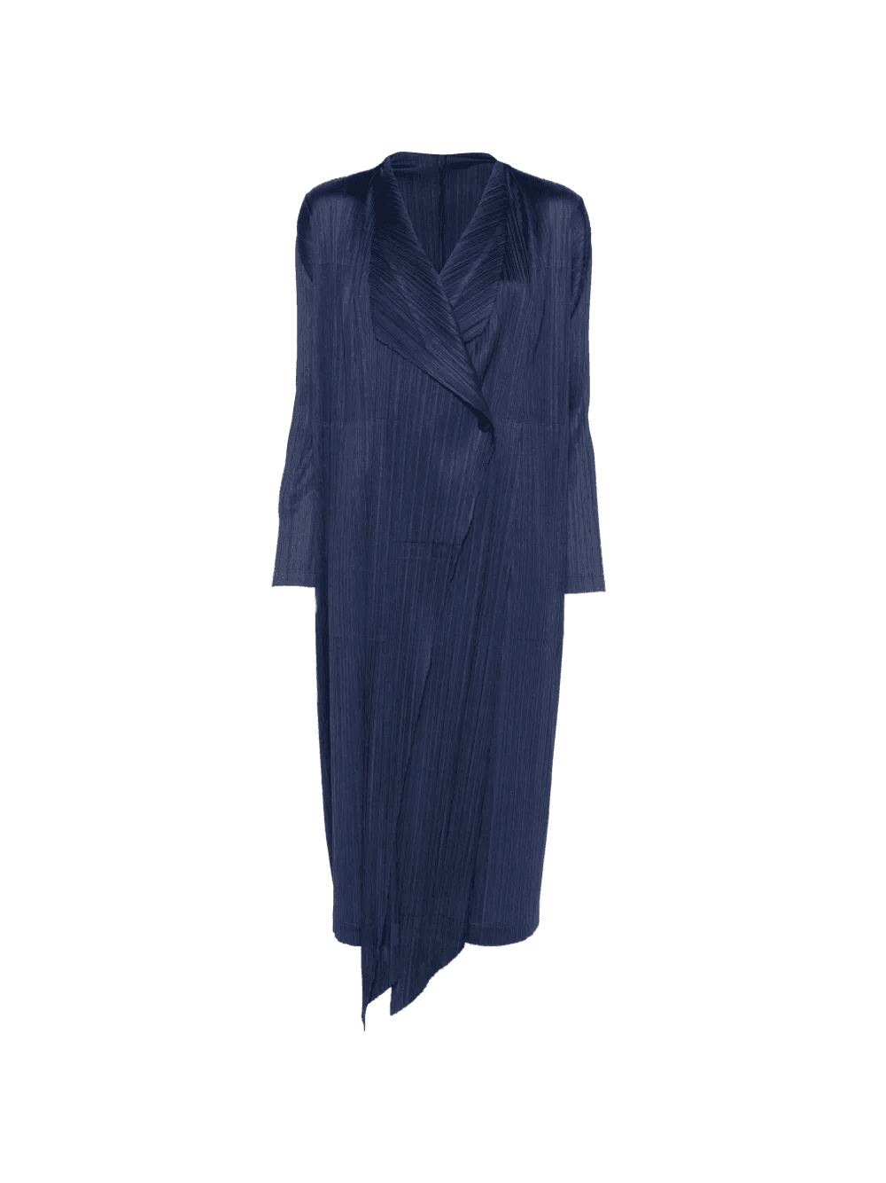 pleated wrap coat - Image 1