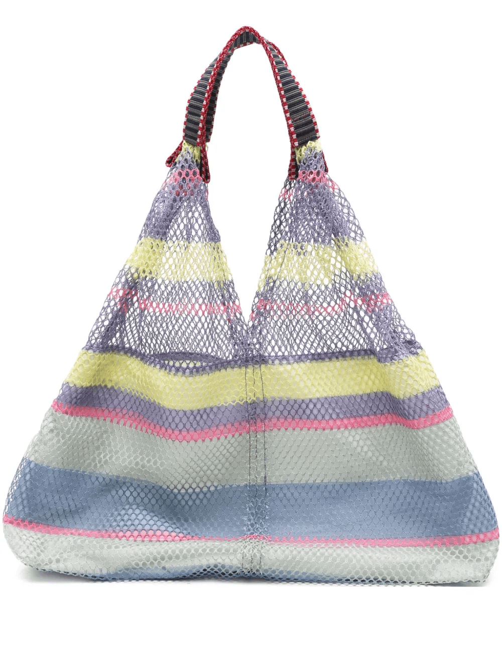 small Elziver 2510 striped mesh tote bag - Image 1