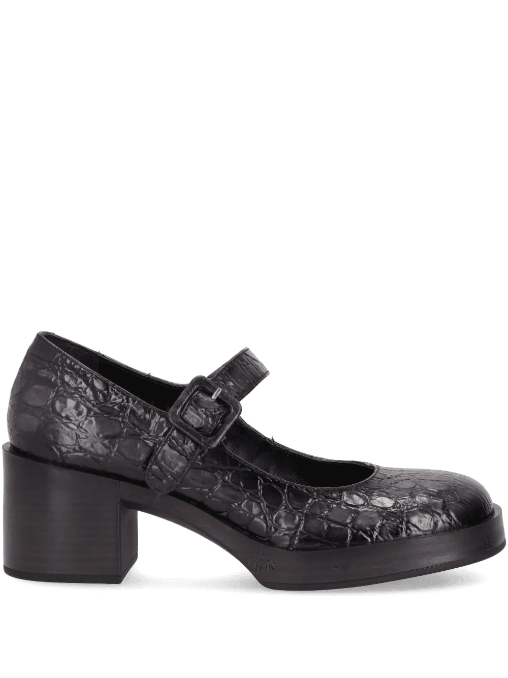 Cristin Mercedes reptile-effect pumps - Image 1