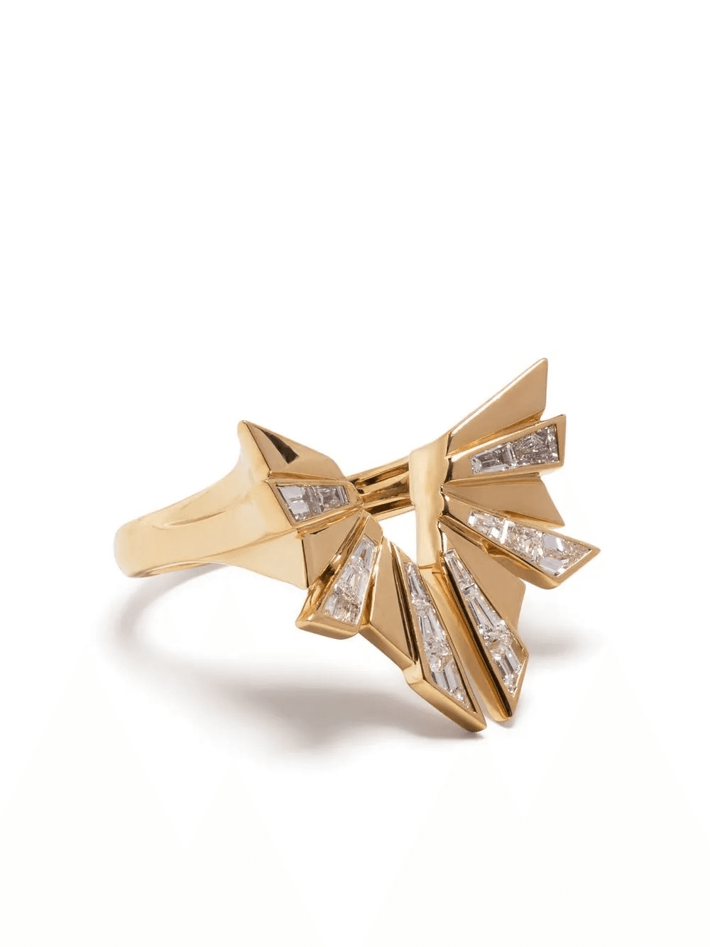 18kt yellow gold Dynamite diamond cocktail ring - Image 1