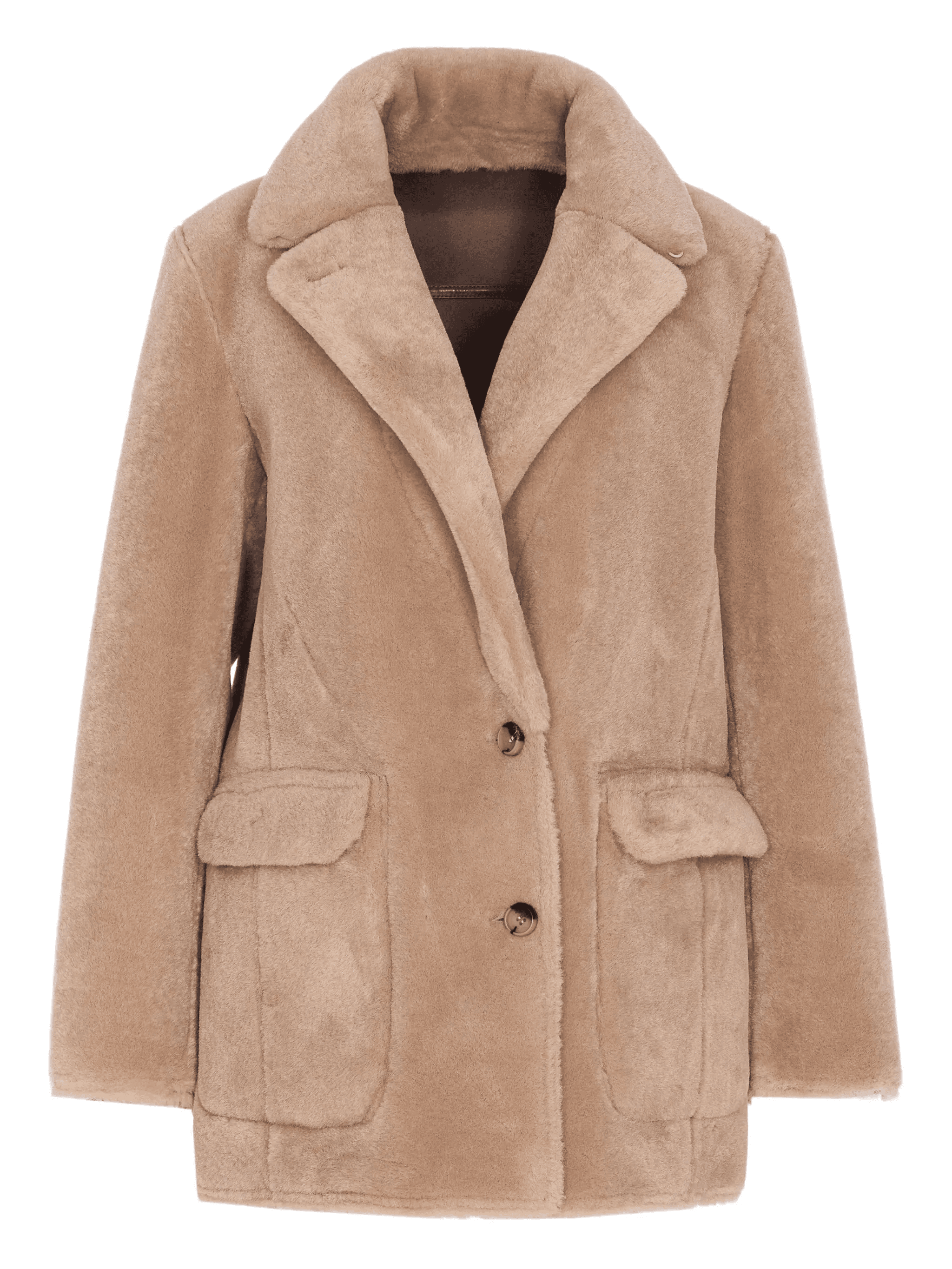 reversible faux fur coat - Image 1