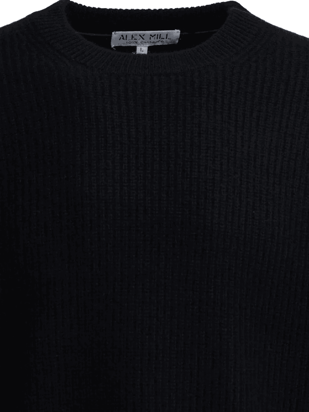 ribbed crew neck sweater - Image 1