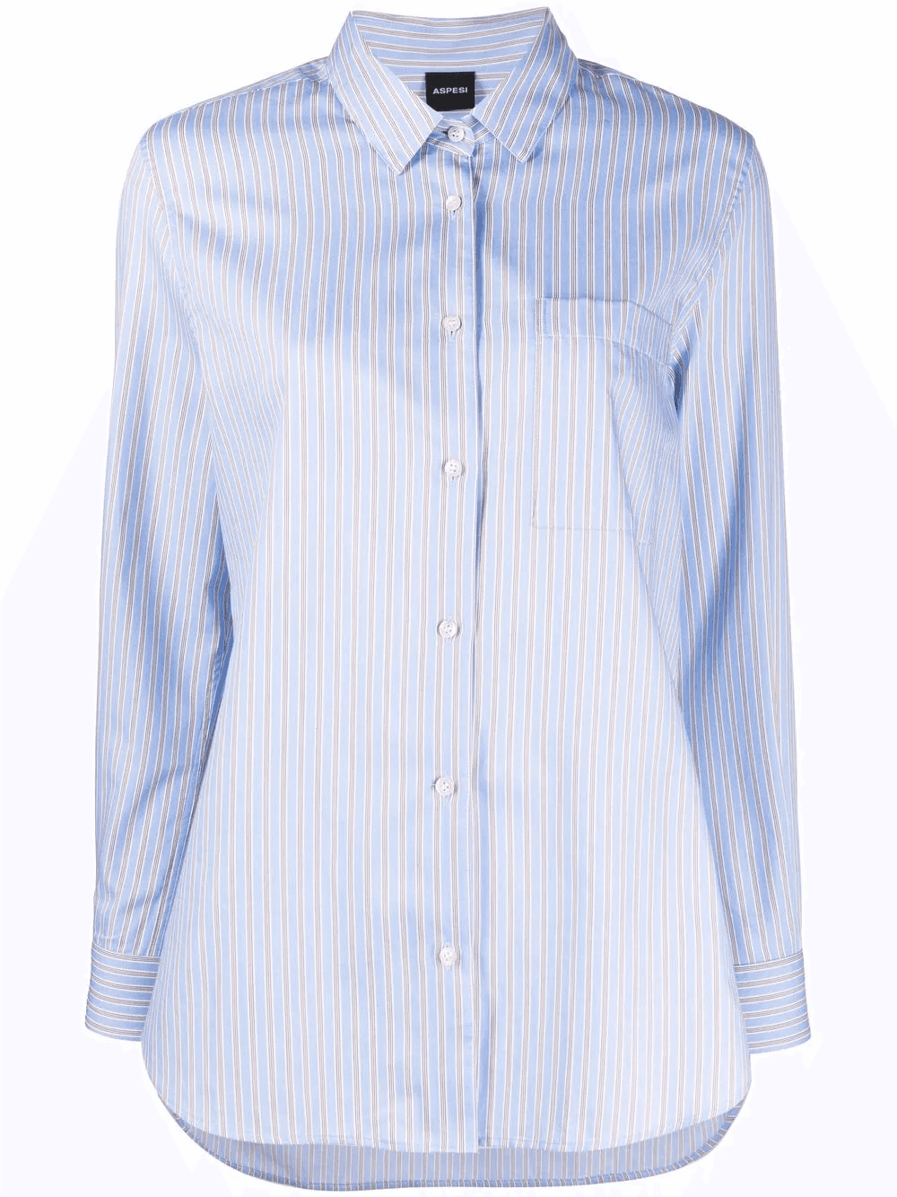 striped cotton shirt - Image 1