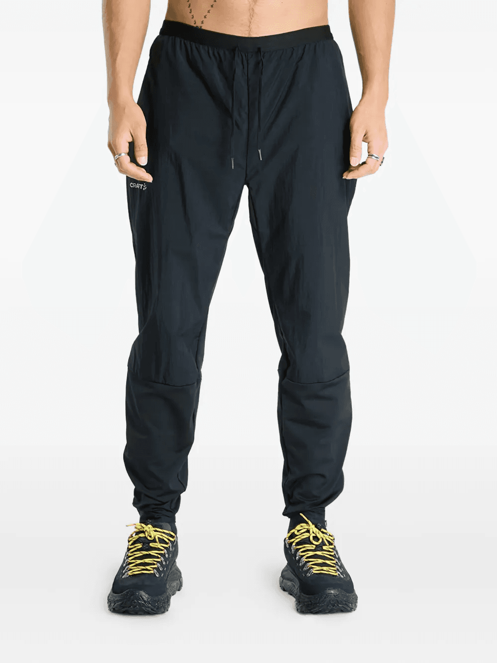 zip detail light trousers - Image 1