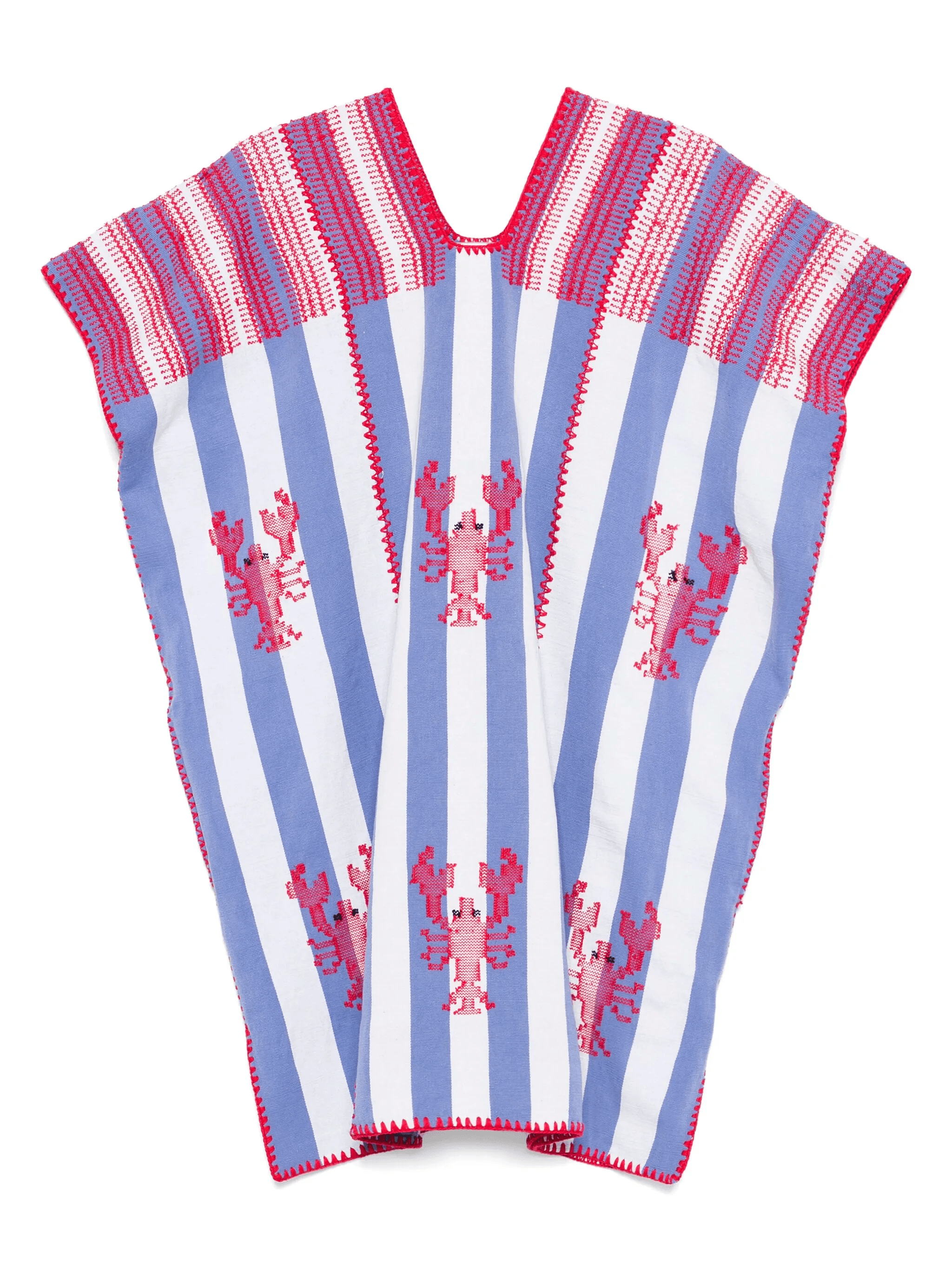 striped lobster-motif mini dress - Image 1