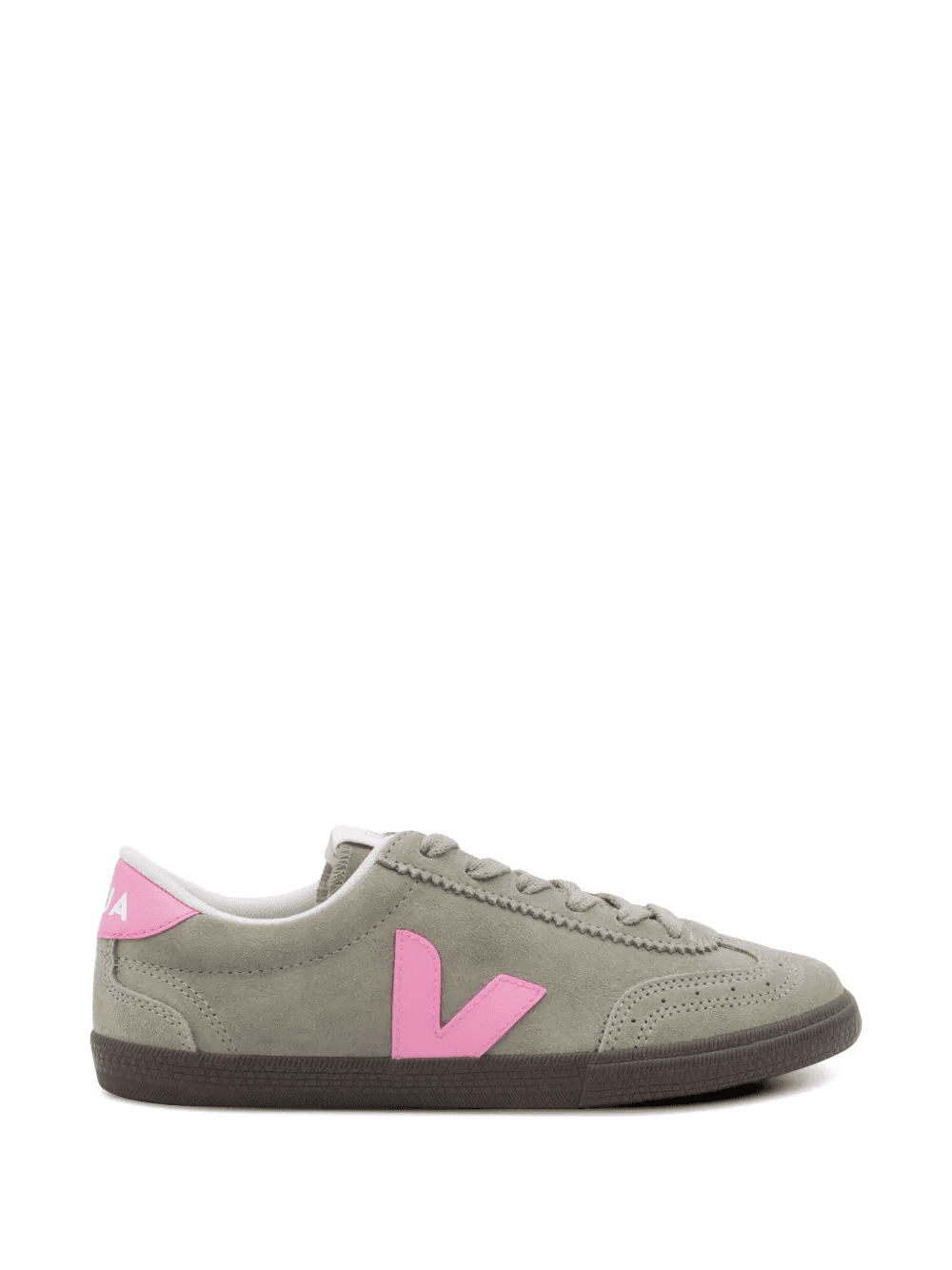 Volley lace-up suede sneakers - Image 1