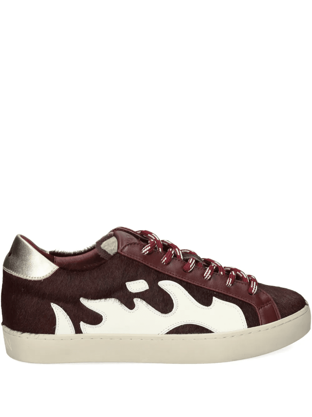 flame-patch sneakers - Image 1