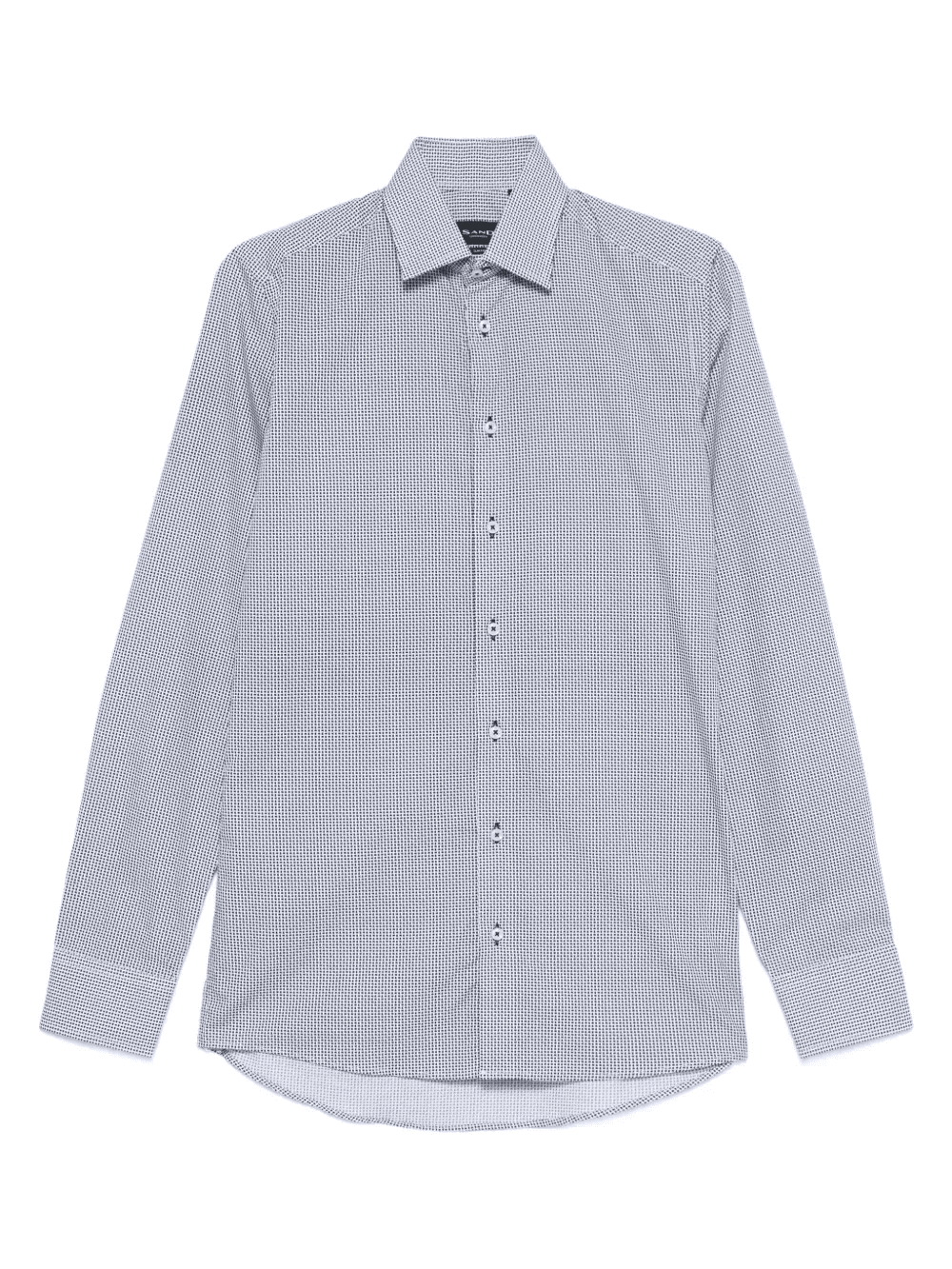 checked long-sleeved shirt - Image 1