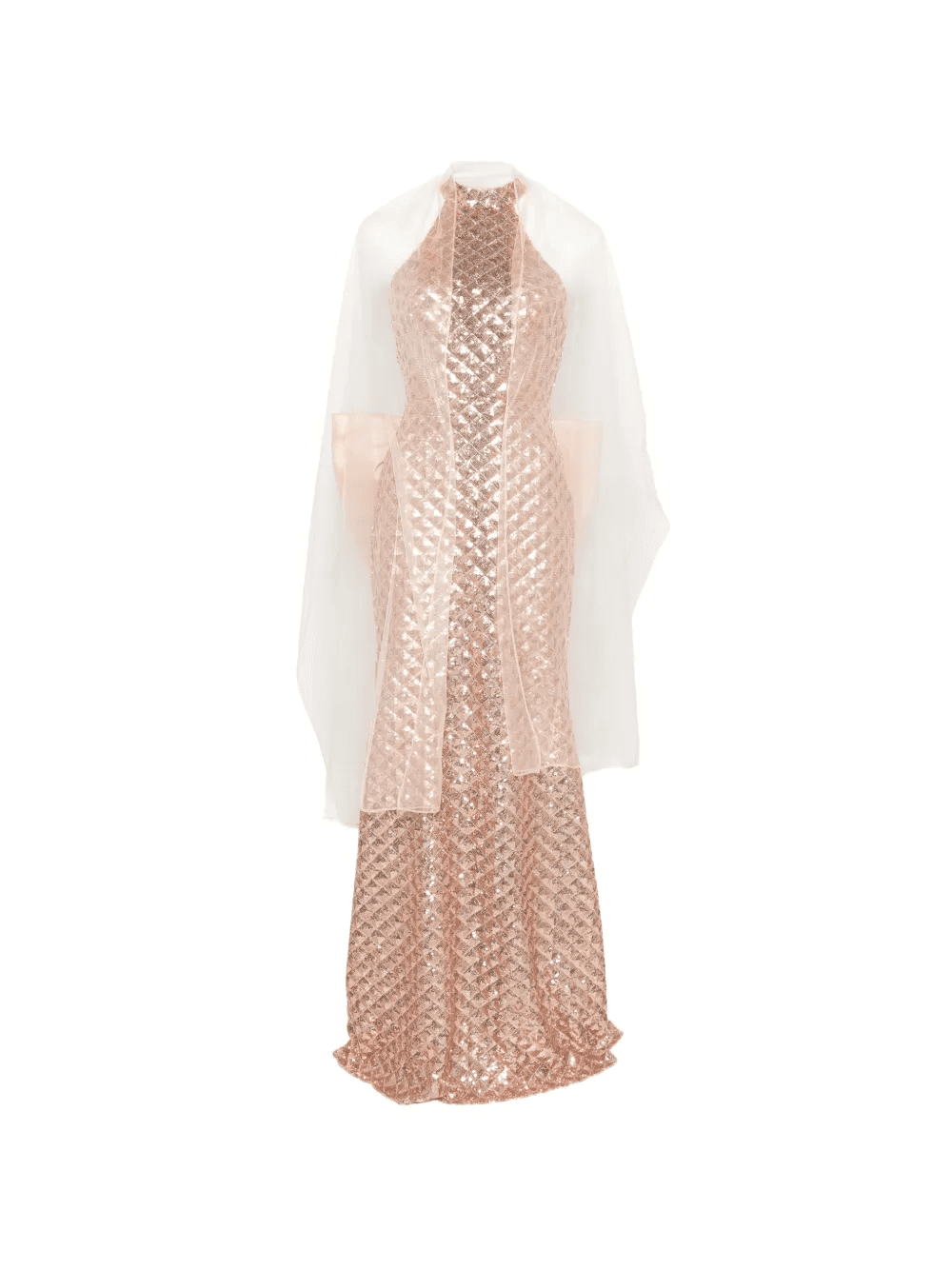 halterneck bow maxi dress (set of three) - Image 1