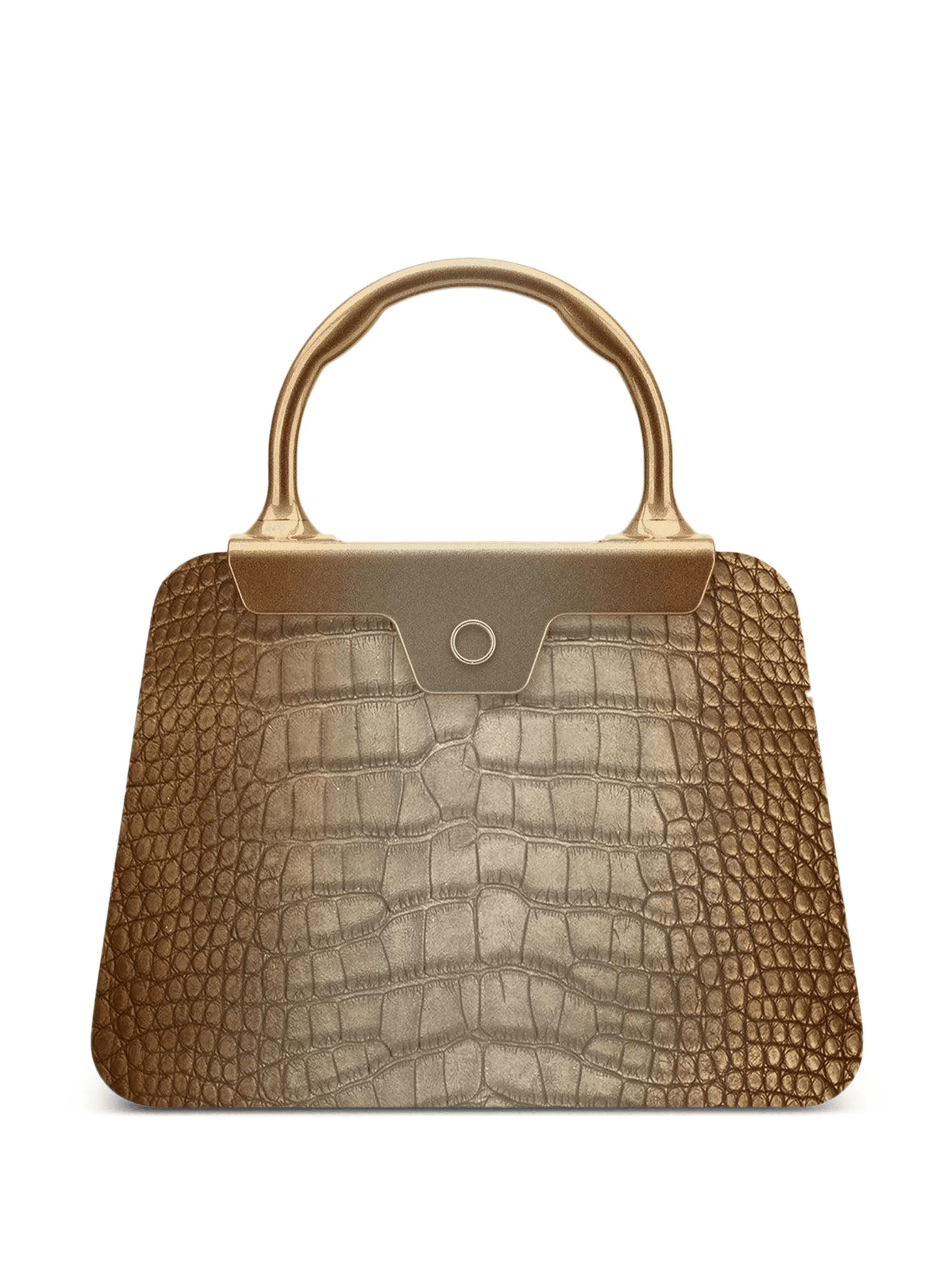Andie croc-effect tote bag - Image 1
