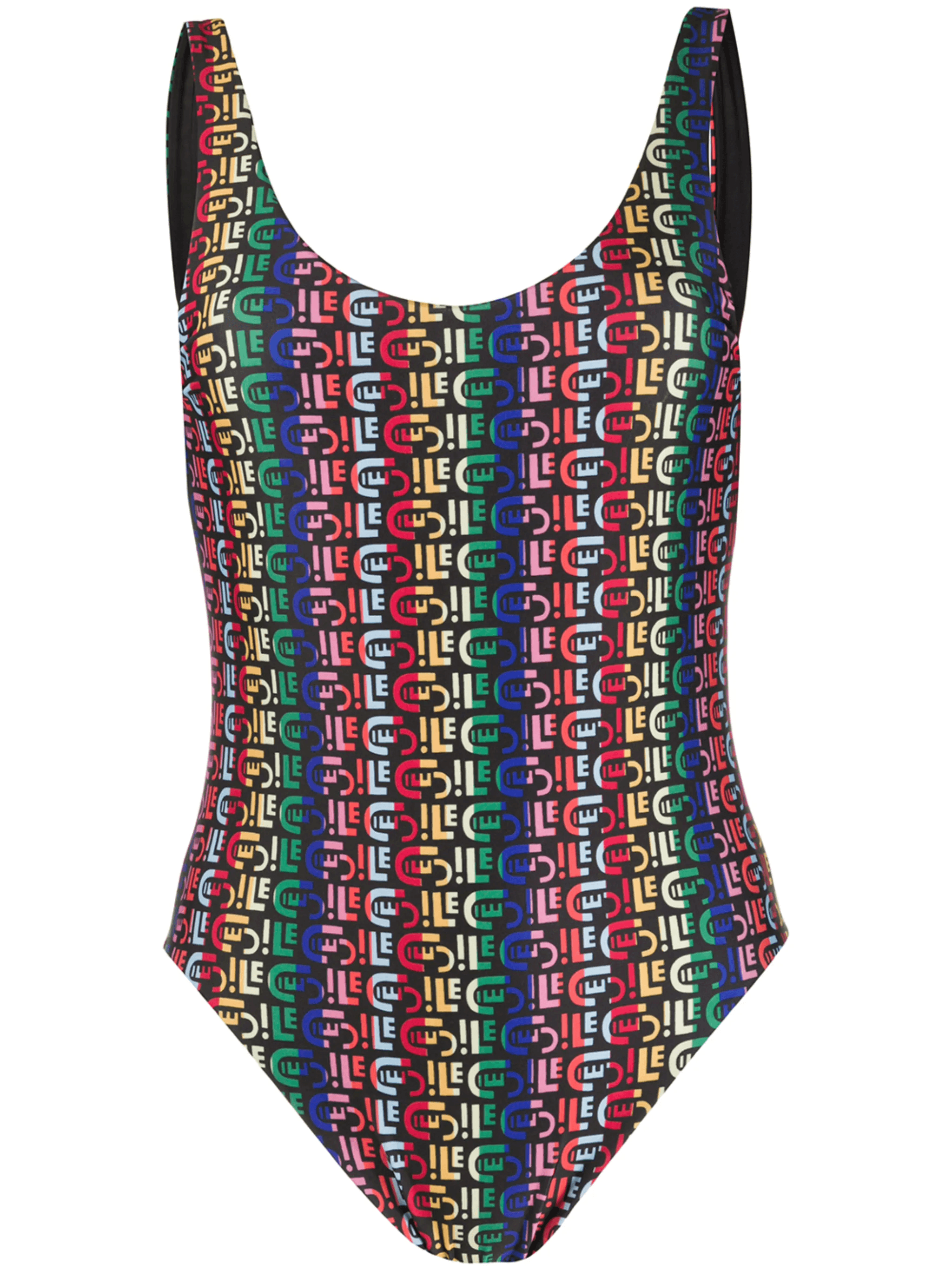 rainbow logo print swimsuit - Image 1