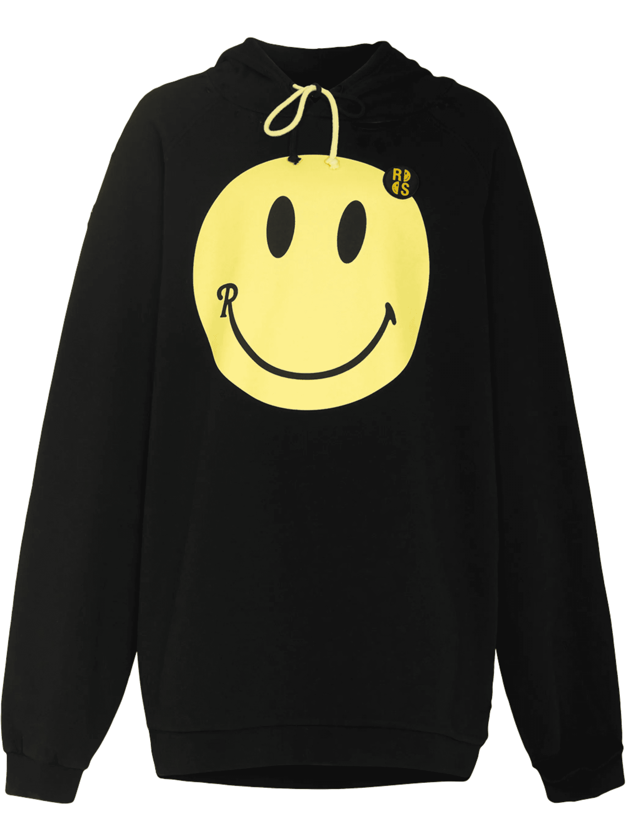 x Smiley oversized distressed hoodie - Image 1