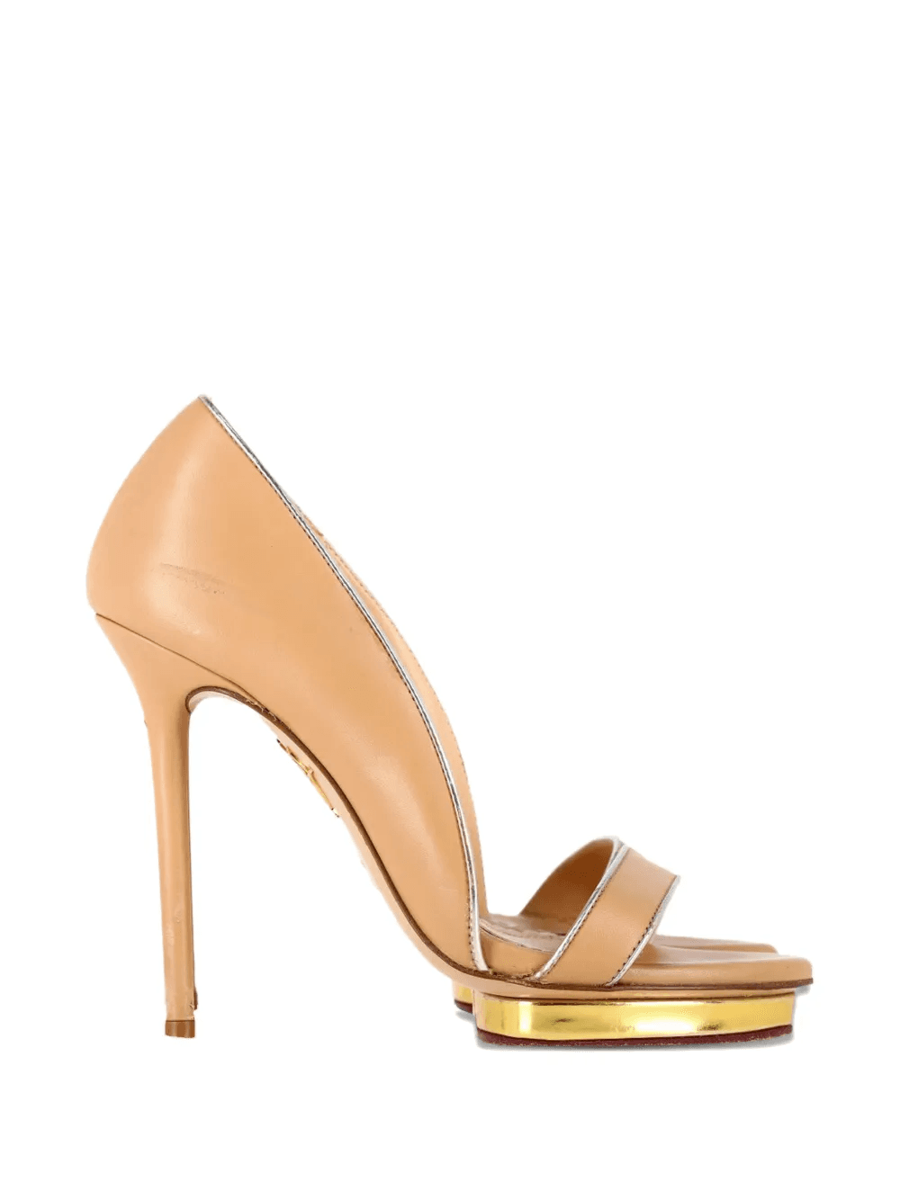 Christine metallic-trim sandals - Image 1